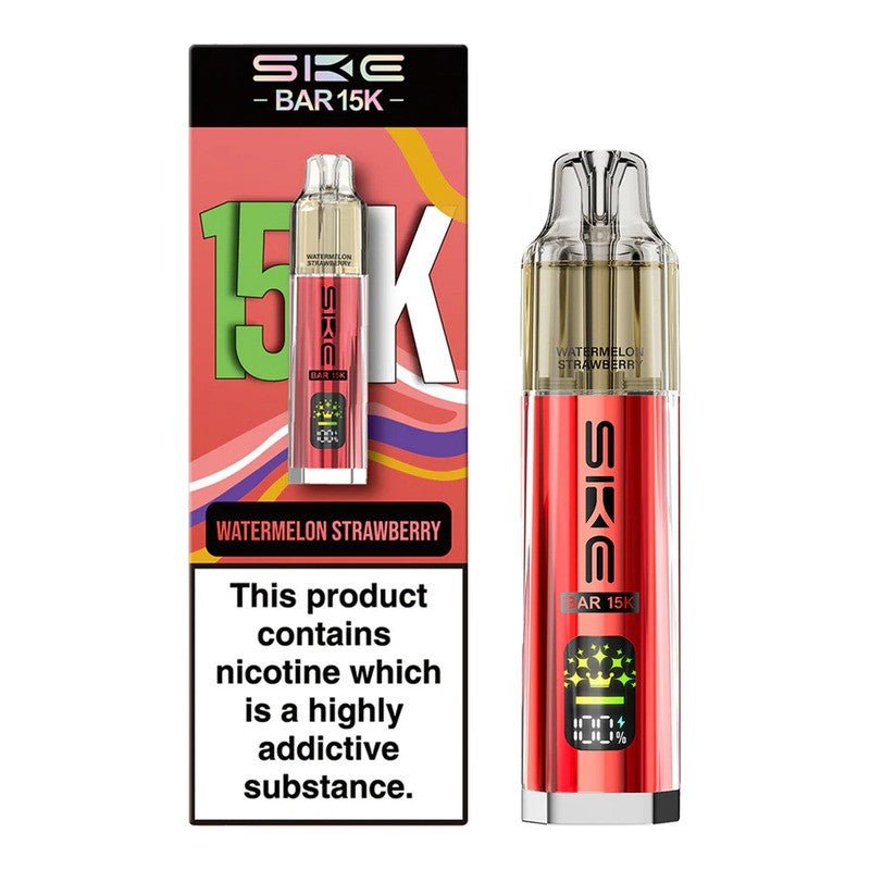 SKE Bar 15K Prefilled Kit | £8 - Avalanche Vapes Watermelon StrawberryKIT