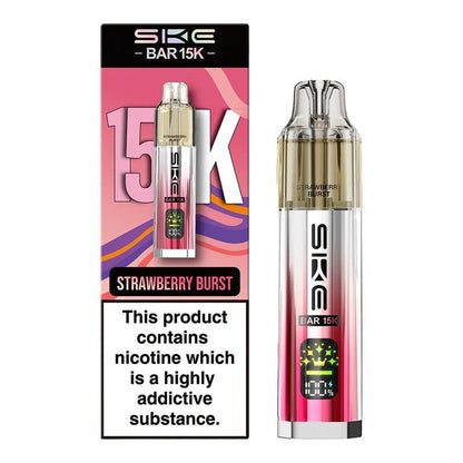 SKE Bar 15K Prefilled Kit | £8 - Avalanche Vapes Strawberry BurstKIT