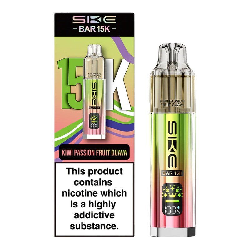 SKE Bar 15K Prefilled Kit | £8 - Avalanche Vapes Kiwi Passion Fruit GuavaKIT