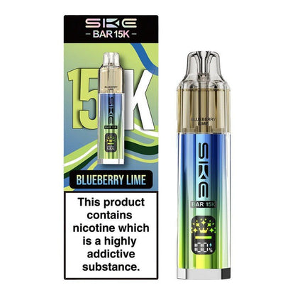 SKE Bar 15K Prefilled Kit | £8 - Avalanche Vapes Blueberry LimeKIT