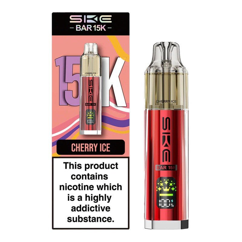 SKE Bar 15K Prefilled Kit | £8 - Avalanche Vapes Cherry IceKIT