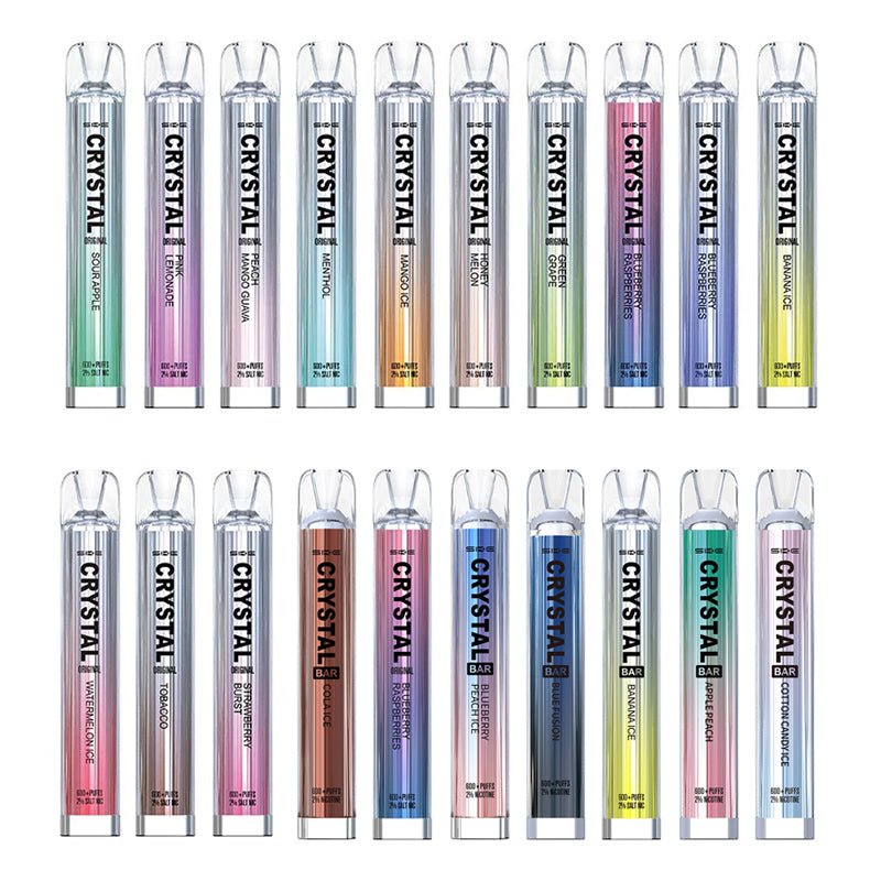 SKE Crystal Bar 600 Prefilled Kit | £3.80 - Avalanche Vapes Apple PeachKIT
