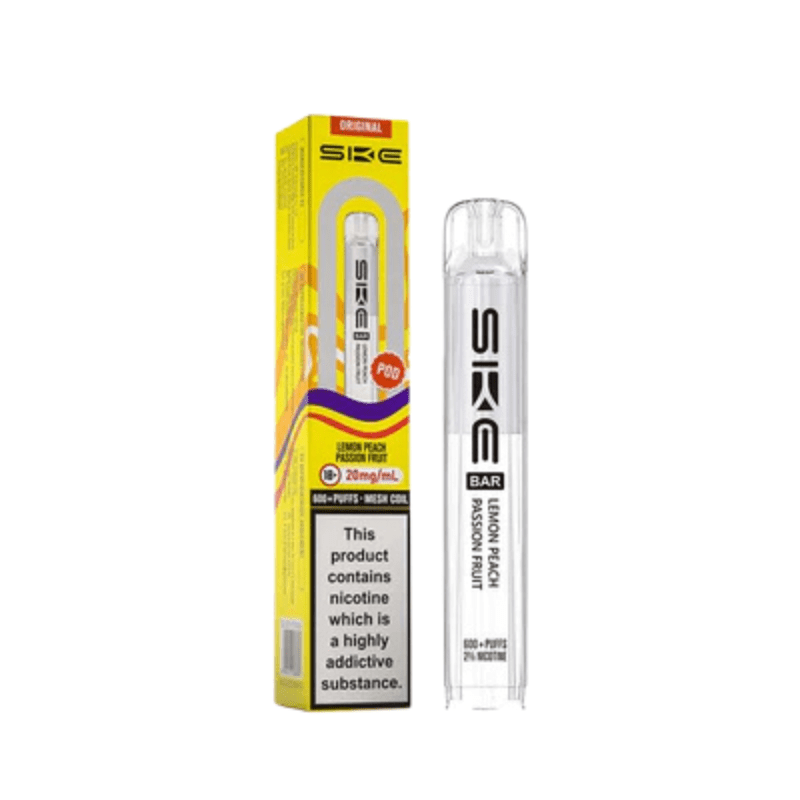SKE Crystal Bar 600 Prefilled Pods | 10 for £20 | £2.50 - Avalanche Vapes Apple PeachPOD