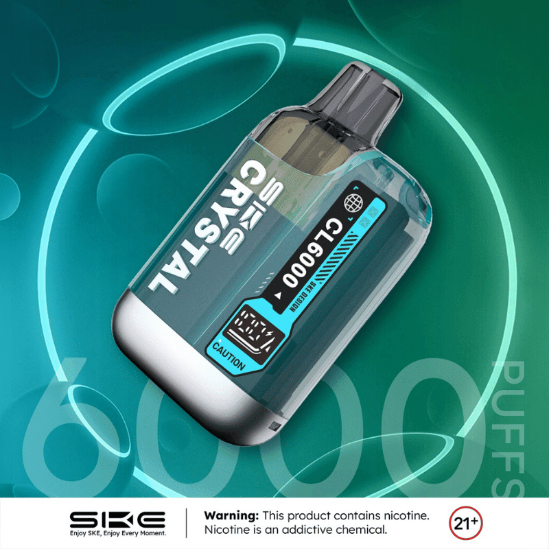 SKE Crystal CL6000 Prefilled Kit | £4 - Avalanche Vapes Blueberry RaspberryKIT