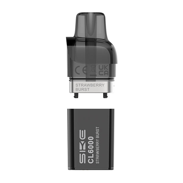 SKE Crystal CL6000 Prefilled Pods | £5 - Avalanche Vapes Strawberry BurstPODS