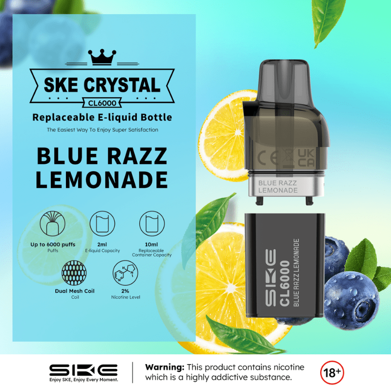 SKE Crystal CL6000 Prefilled Pods | £5 - Avalanche Vapes Berry MedleyPODS