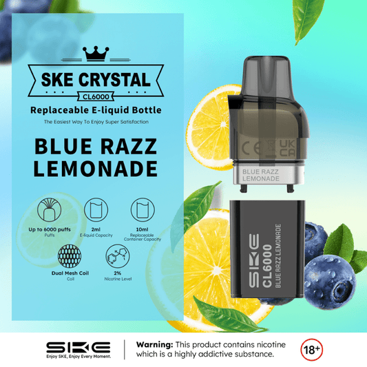 SKE Crystal CL6000 Prefilled Pods | £5 - Avalanche Vapes Berry MedleyPODS