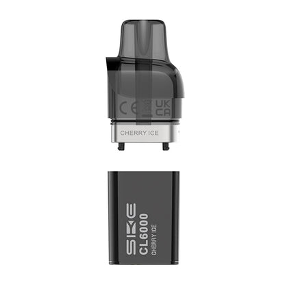 SKE Crystal CL6000 Prefilled Pods | £5 - Avalanche Vapes Cherry IcePODS