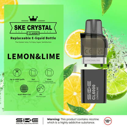 SKE Crystal CL6000 Prefilled Pods | £5 - Avalanche Vapes Berry MedleyPODS