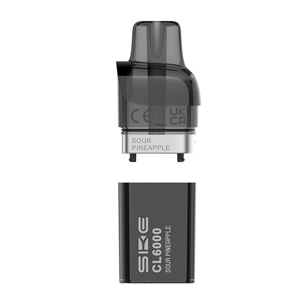 SKE Crystal CL6000 Prefilled Pods | £5 - Avalanche Vapes Sour PineapplePODS
