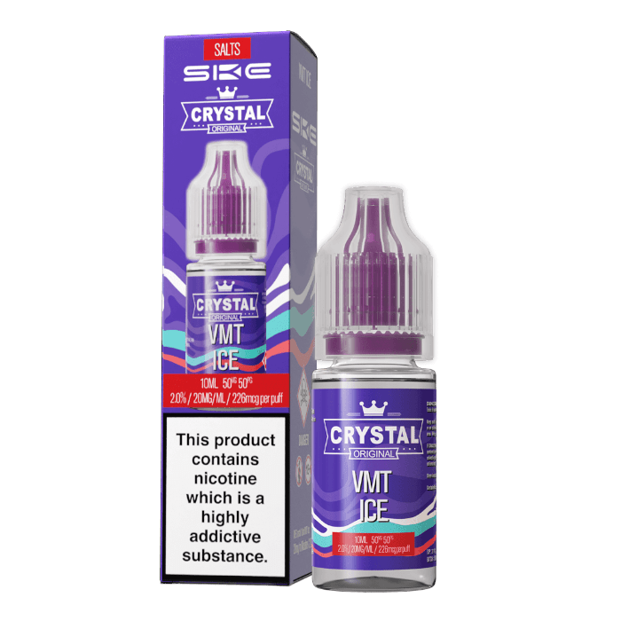 SKE Crystal Nic Salt | £2 - Avalanche Vapes Blue Razz Gummy10mg