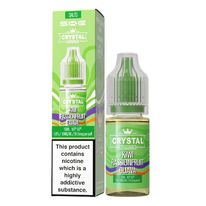 SKE Crystal Nic Salt | £2 - Avalanche Vapes Kiwi Passionfruit Guava10mg