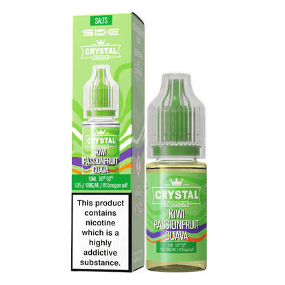 SKE Crystal Nic Salt | £2 - Avalanche Vapes Kiwi Passionfruit Guava10mg