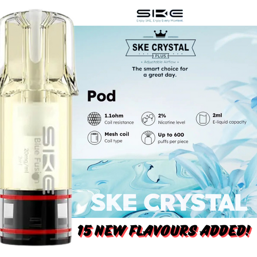 SKE Crystal Plus PODS (Pack of 2) £4.25