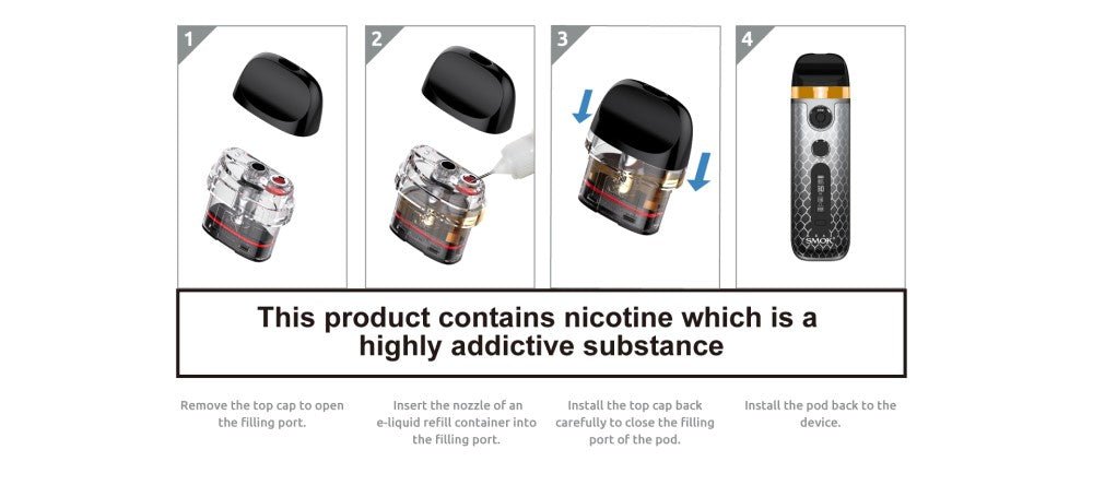 Smok Novo 5 Pods | £8 - Avalanche Vapes