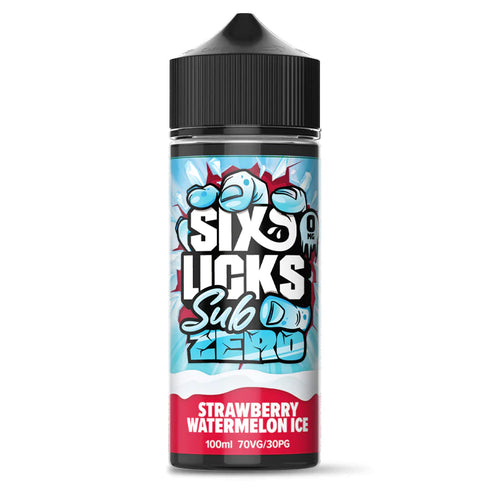 Six Licks Sub Zero 100ml + 2 Nics £10