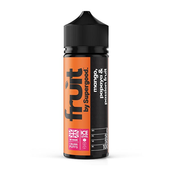 Supergood Fruit 50/50 | 100ml + 2 Nics | £9 - Avalanche Vapes Mango Papaya & Passion Fruit