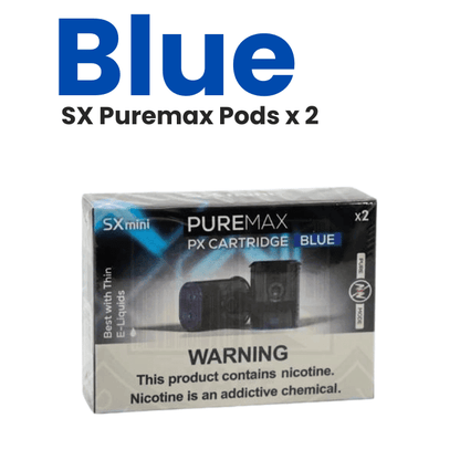 SXmini PureMax PX Pods | £7 - Avalanche Vapes 0.8 ΩBlack Pods