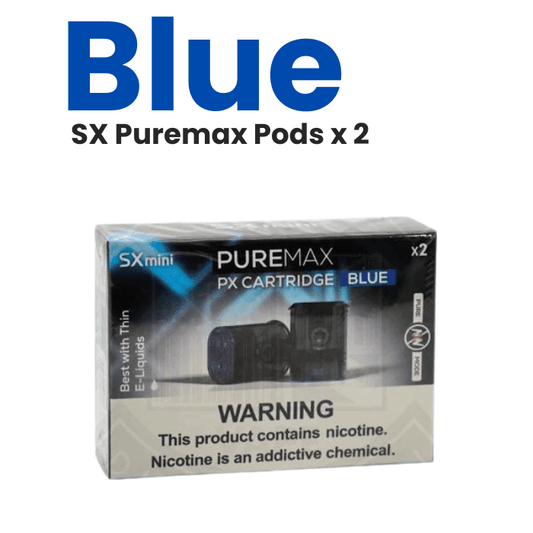 SXmini PureMax PX Pods | £7 - Avalanche Vapes 0.8 ΩBlack Pods