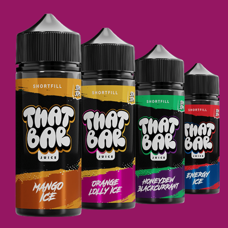 That Bar 50/50 | 100ml + 2 Nics | £5 - Avalanche Vapes Applemon Ice