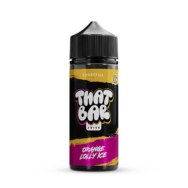 That Bar 50/50 | 100ml + 2 Nics | £5 - Avalanche Vapes Orange Lolly Ice
