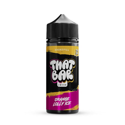 That Bar 50/50 | 100ml + 2 Nics | £5 - Avalanche Vapes Orange Lolly Ice