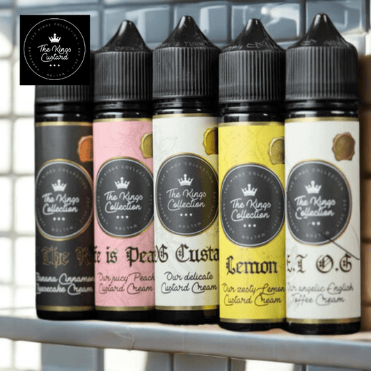The Kings Collection Longfill + 3 Nic Salts | £8 - Avalanche Vapes E.T OG + 3 Saltshots