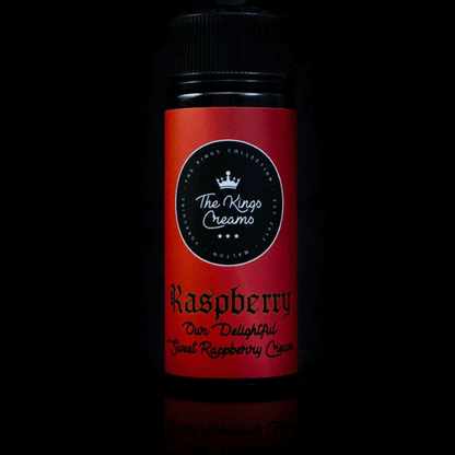 The Kings Custard 70/30 | 100ml + 2 Nics | £11 - Avalanche Vapes Raspberry Cream
