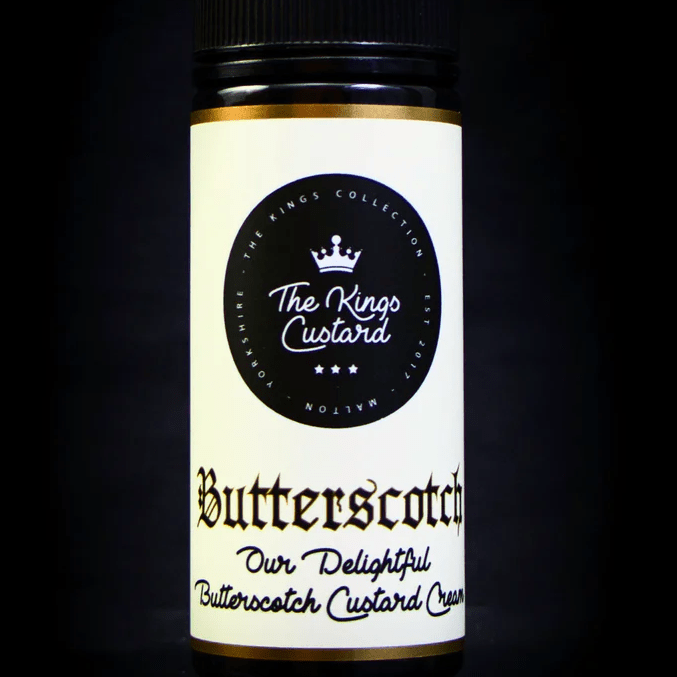 The Kings Custard 70/30 | 100ml + 2 Nics | £11 - Avalanche Vapes Butterscotch