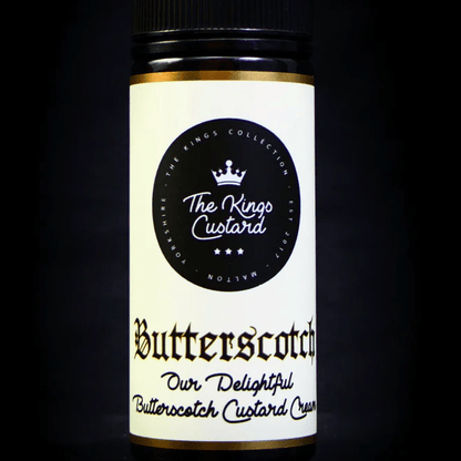 The Kings Custard 70/30 | 100ml + 2 Nics | £11 - Avalanche Vapes Butterscotch