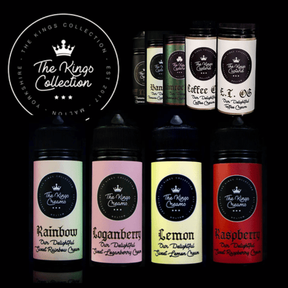 The Kings Custard 70/30 | 100ml + 2 Nics | £11 - Avalanche Vapes Banana Cinnamon Cheesecake Cream