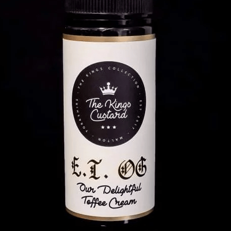 The Kings Custard 70/30 | 100ml + 2 Nics | £11 - Avalanche Vapes E.T OG