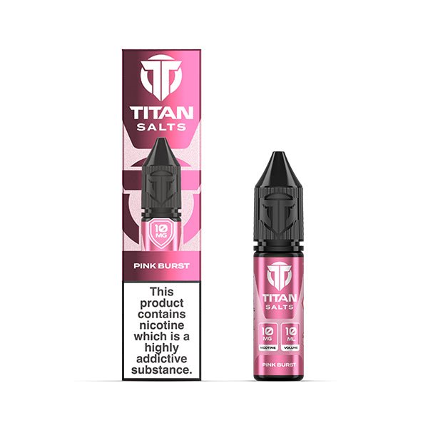 Titan Nic Salt | £1 - Avalanche Vapes Pink Burst10mg