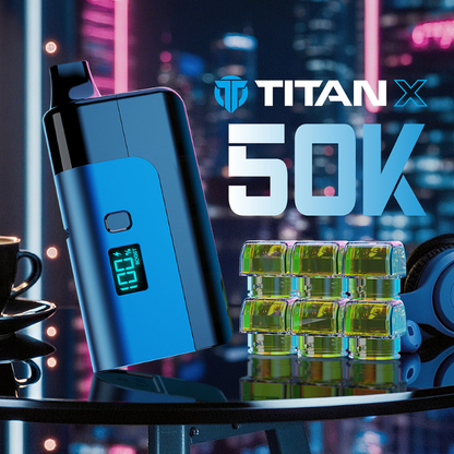 Titan X 50K Prefilled Kit | £10 - Avalanche Vapes Dual Strawberry Raspberry Cherry - Strawberry Kiwi WatermelonKIT