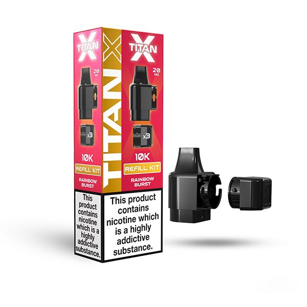 Titan X Prefilled Pods | £6 - Avalanche Vapes Rainbow BurstPODS