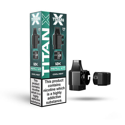 Titan X Prefilled Pods | £6 - Avalanche Vapes Cool MintPODS