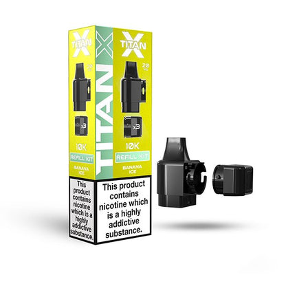 Titan X Prefilled Pods | £6 - Avalanche Vapes Banana IcePODS