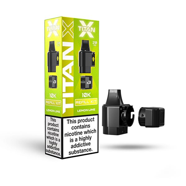Titan X Prefilled Pods | £6 - Avalanche Vapes Lemon LimePODS