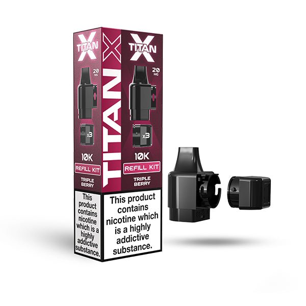 Titan X Prefilled Pods | £6 - Avalanche Vapes Triple BerryPODS