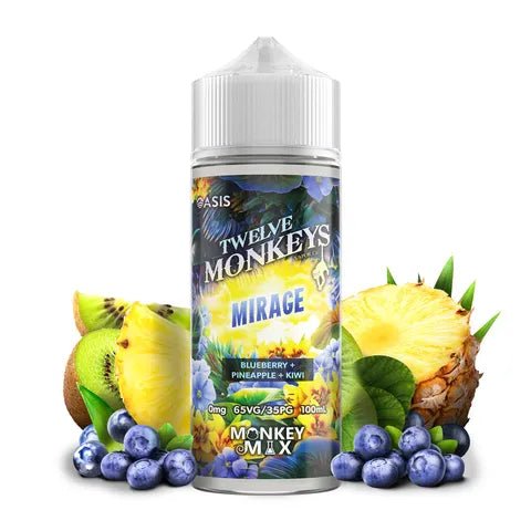 Twelve Monkeys Monkey Mix 70/30 | 100ml + 2 Nics | £7 - Avalanche Vapes Harambae Ice
