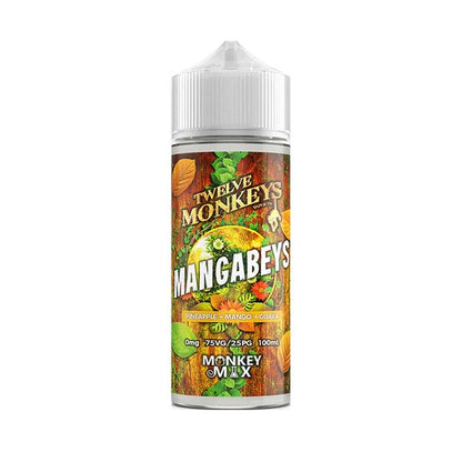 Twelve Monkeys Monkey Mix 70/30 | 100ml + 2 Nics | £7 - Avalanche Vapes Harambae Ice