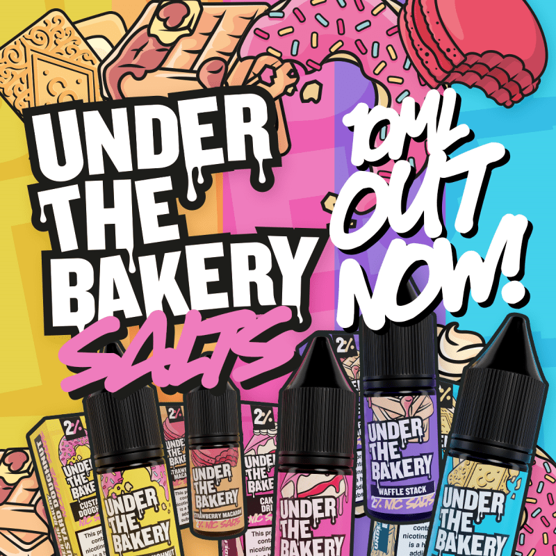 Under the Bakery Nic Salt | 50p - Avalanche Vapes Custard doughnut10mg