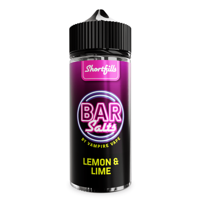 Vampire Bar Salt 60/40 | 100ml + 2 Nics | £5 - Avalanche Vapes Lemon & Lime