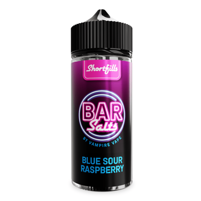 Vampire Bar Salt 60/40 | 100ml + 2 Nics | £5 - Avalanche Vapes Blue Sour Raspberry