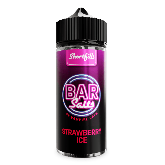 Vampire Bar Salt 60/40 | 100ml + 2 Nics | £5 - Avalanche Vapes Strawberry Ice