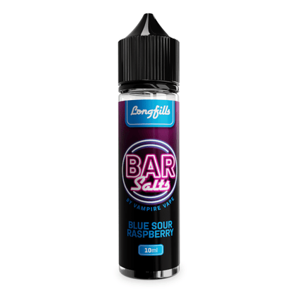 Vampire Bar Salts Longfill + 3 Nic Salts | £6 - Avalanche Vapes Blue Sour Raspberry/ 9mg inc 3 Salt shots