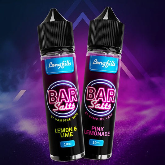Vampire Bar Salts Longfill + 3 Nic Salts | £6 - Avalanche Vapes Blue Razz Lemonade/ 9mg inc 3 Salt shots