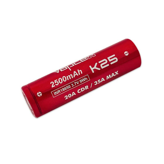 Vapcell 18650/ 21700 Rechargeable Battery £4 - Avalanche Vapes 18650 K25