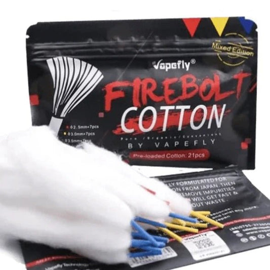 Vapefly Firebolt Cotton £5 - Avalanche Vapes Mixed Edition Cotton