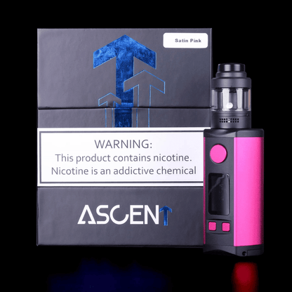 Vaperz Cloud Ascent 200W Kit | £42 - Avalanche Vapes Satin Pink+ Shift Bubbleglass
